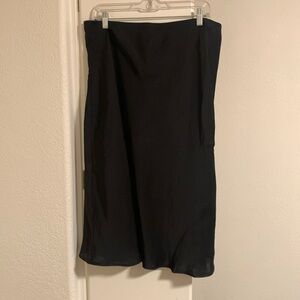 Black satin Nordstrom rack skirt